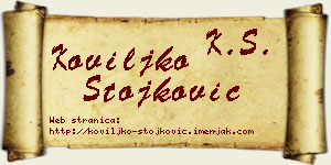 Koviljko Stojković vizit kartica